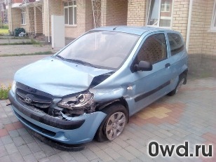 Битый автомобиль Hyundai Getz